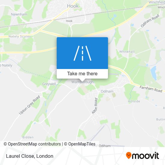 Laurel Close map