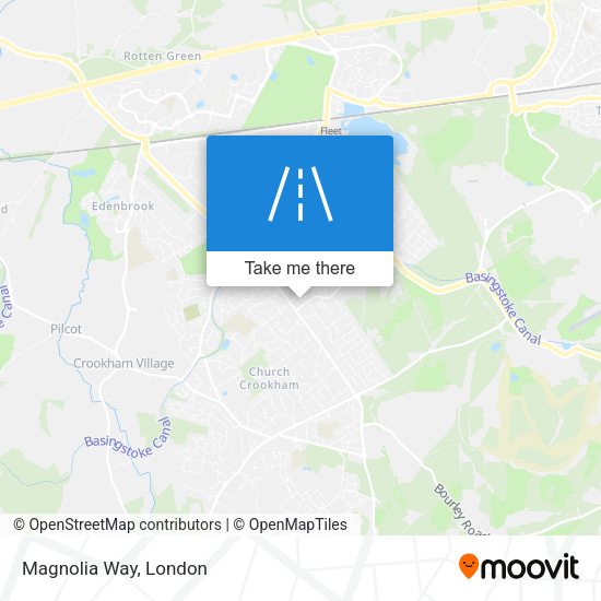 Magnolia Way map