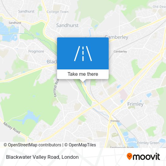 Blackwater Valley Road map
