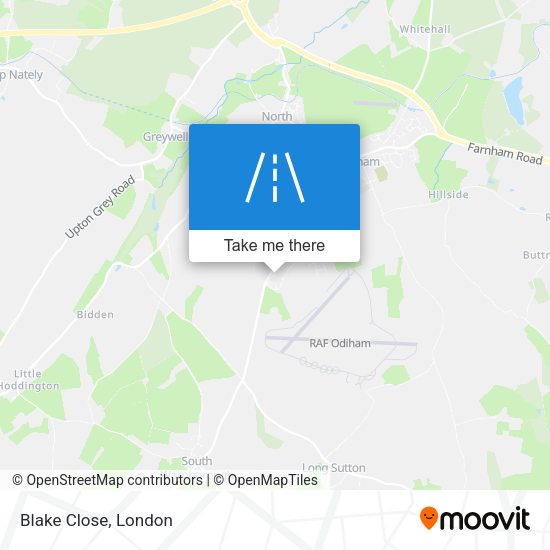 Blake Close map