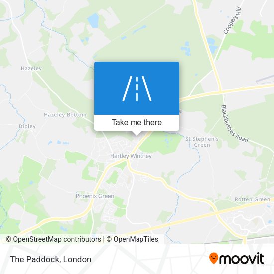 The Paddock map