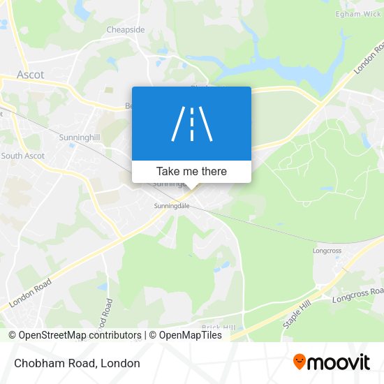 Chobham Road map