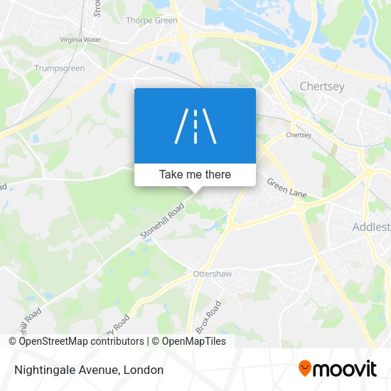 Nightingale Avenue map