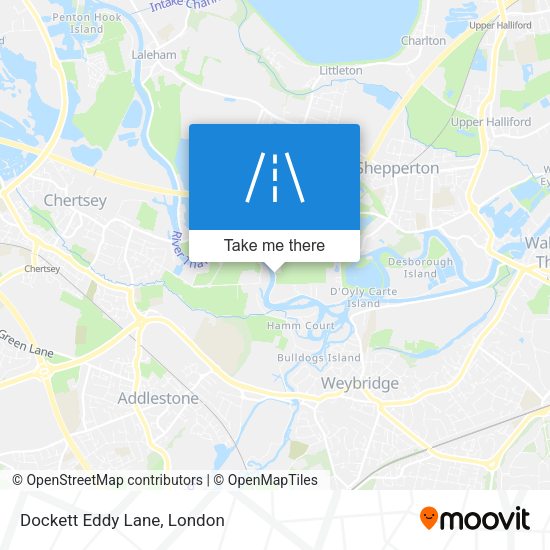 Dockett Eddy Lane map