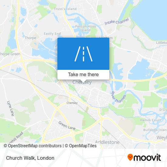 Church Walk map