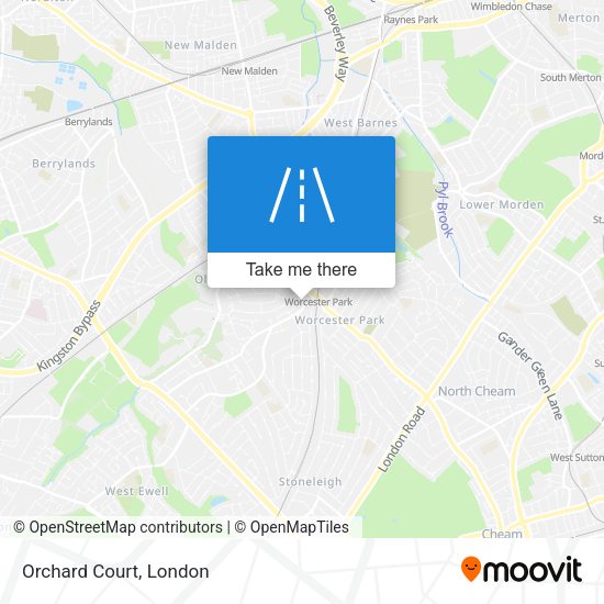 Orchard Court map
