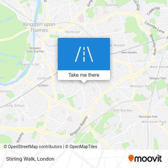 Stirling Walk map
