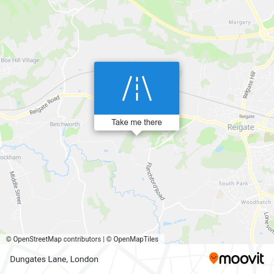 Dungates Lane map