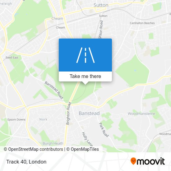 Track 40 map