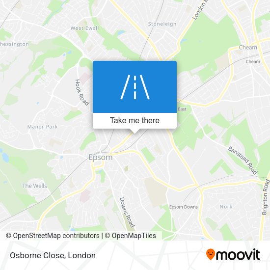Osborne Close map