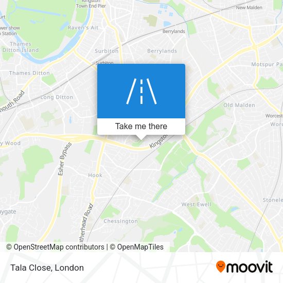 Tala Close map