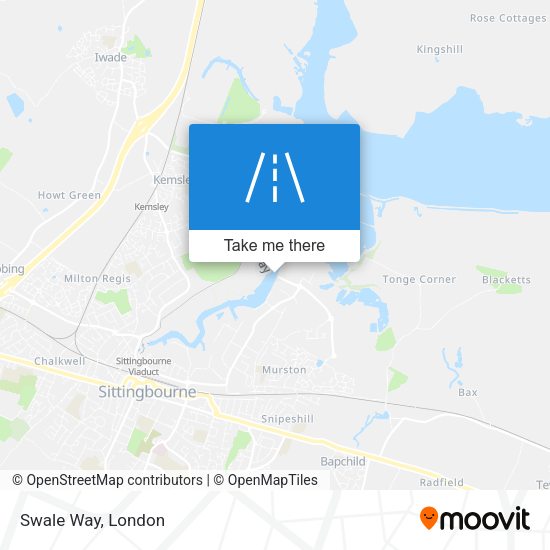 Swale Way map