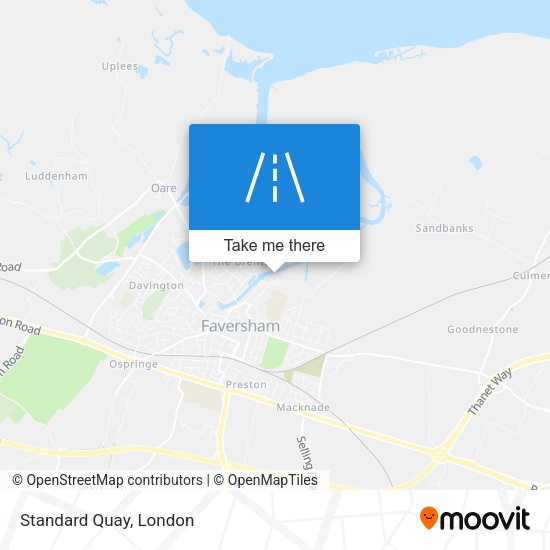 Standard Quay map