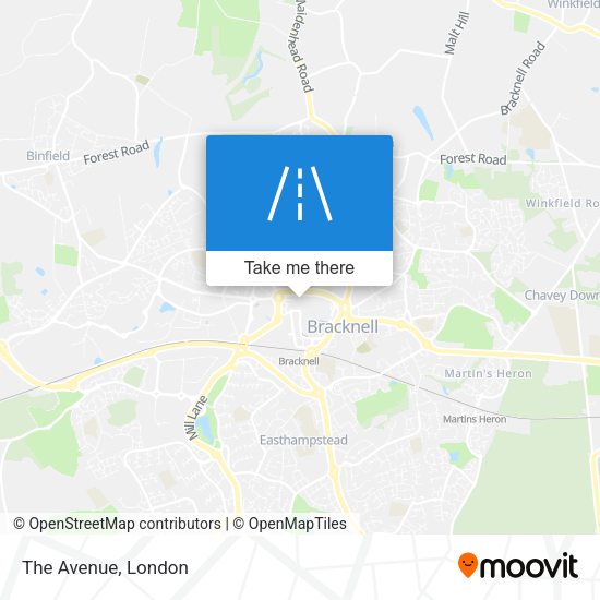 The Avenue map