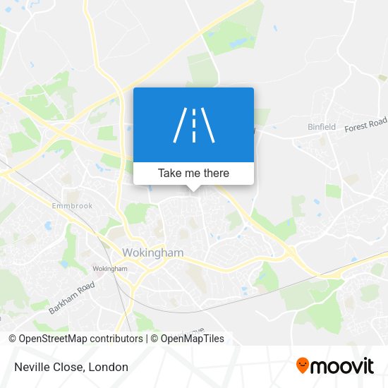 Neville Close map