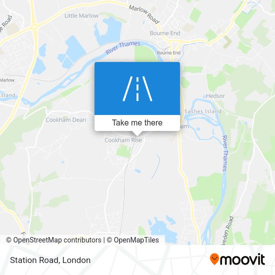 Station Road map
