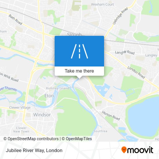 Jubilee River Way map