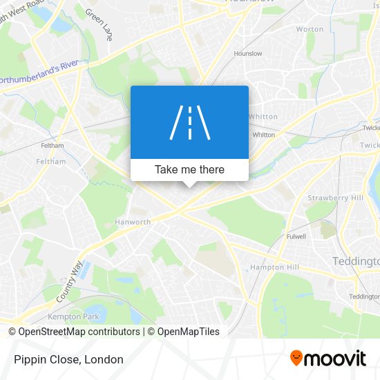 Pippin Close map