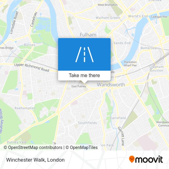 Winchester Walk map