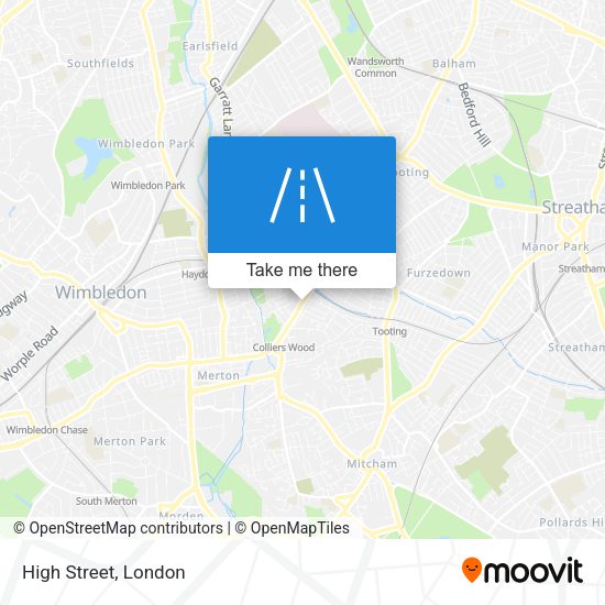 High Street map