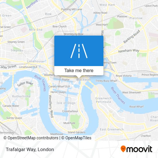 Trafalgar Way map