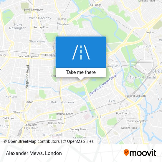 Alexander Mews map
