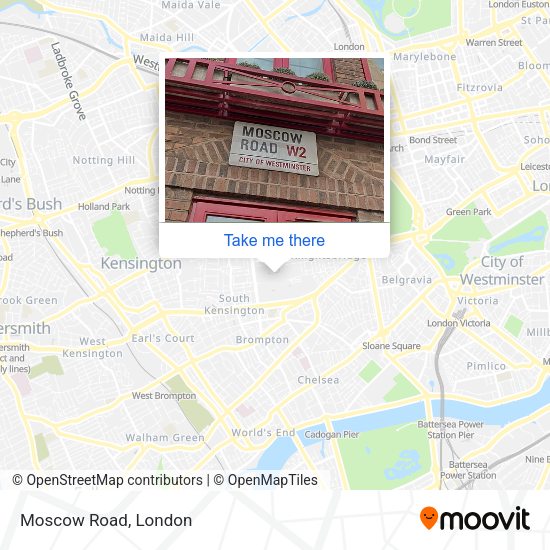 Moscow Road map