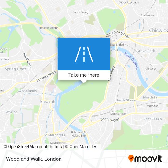 Woodland Walk map