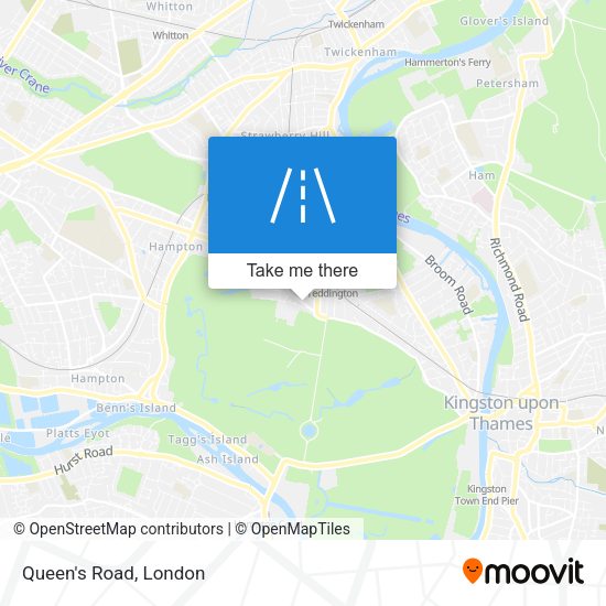 Queen's Road map