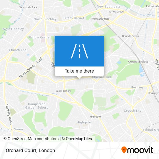 Orchard Court map