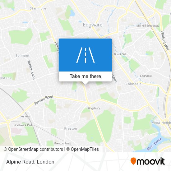 Alpine Road map