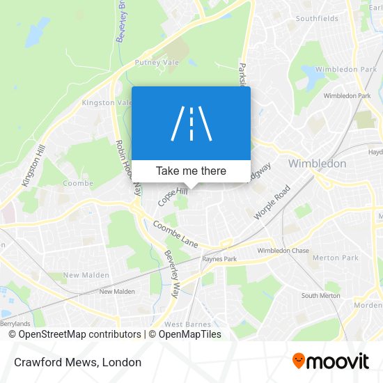 Crawford Mews map