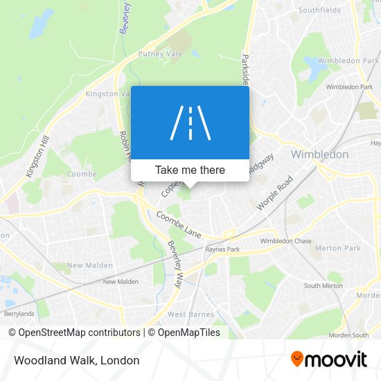 Woodland Walk map