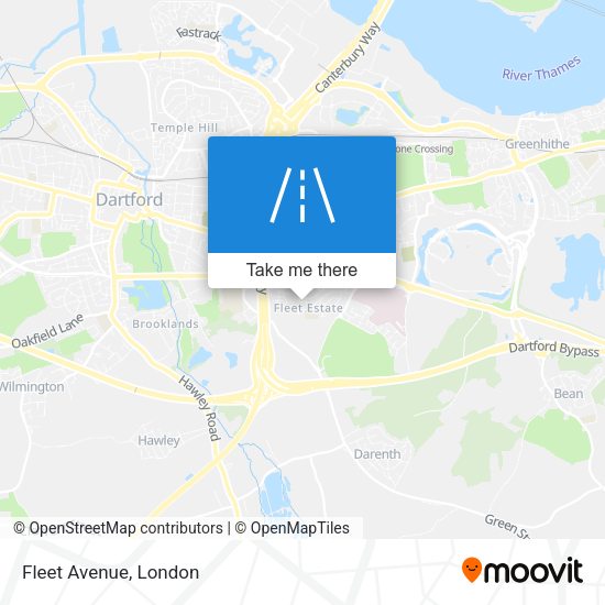 Fleet Avenue map