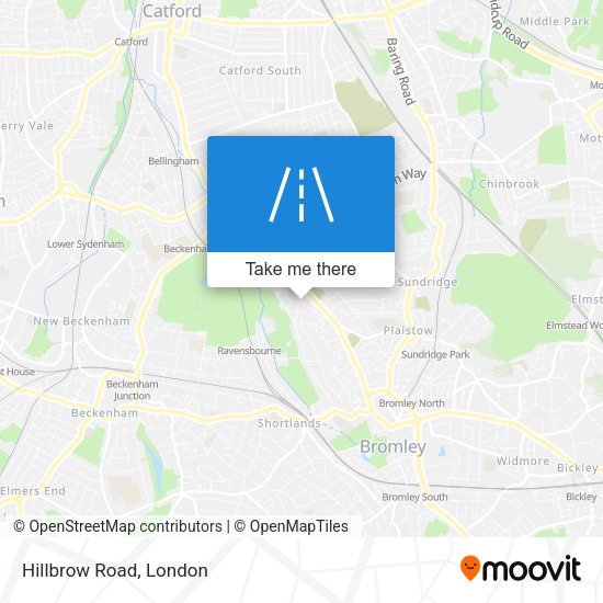 Hillbrow Road map