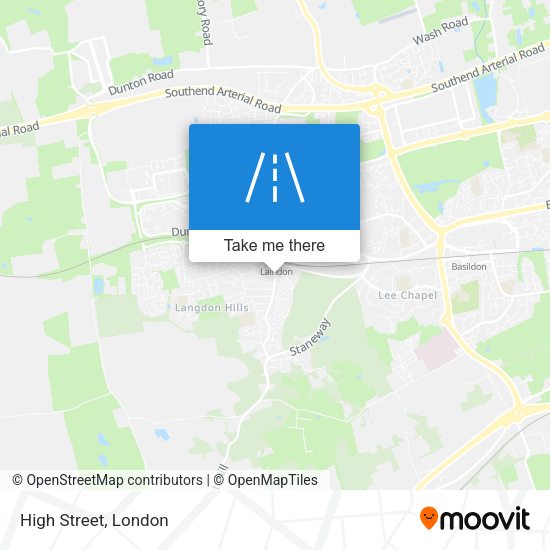 High Street map