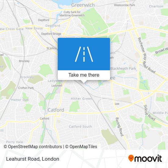 Leahurst Road map