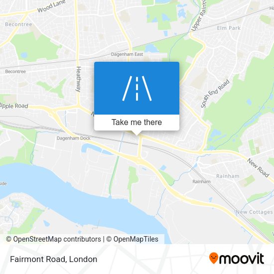 Fairmont Road map