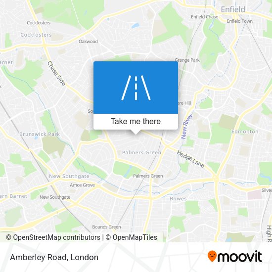Amberley Road map