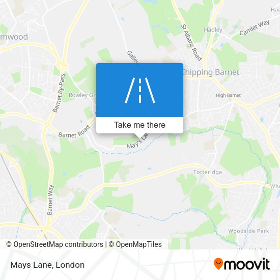 Mays Lane map