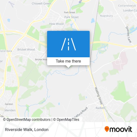Riverside Walk map