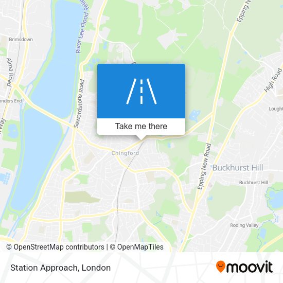 Station Approach map
