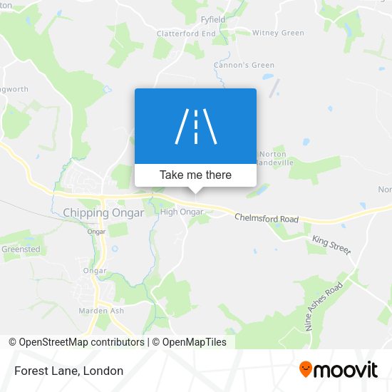 Forest Lane map