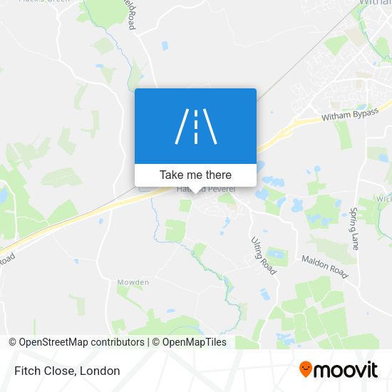 Fitch Close map