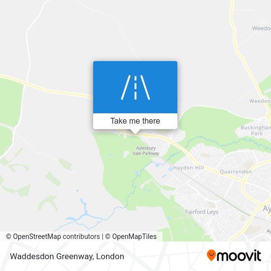 Waddesdon Greenway map