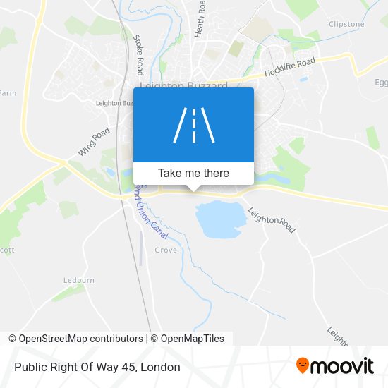 Public Right Of Way 45 map