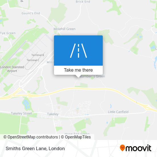 Smiths Green Lane map