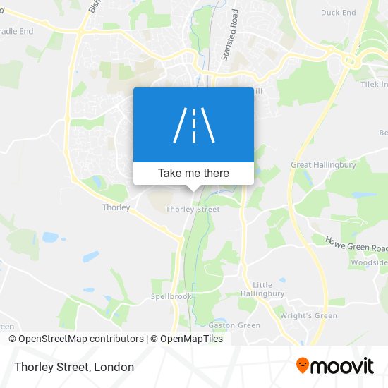 Thorley Street map