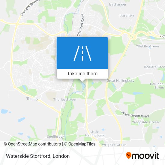 Waterside Stortford map