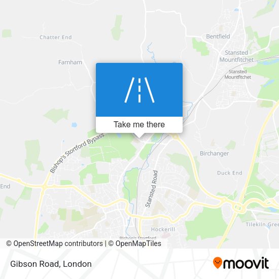 Gibson Road map